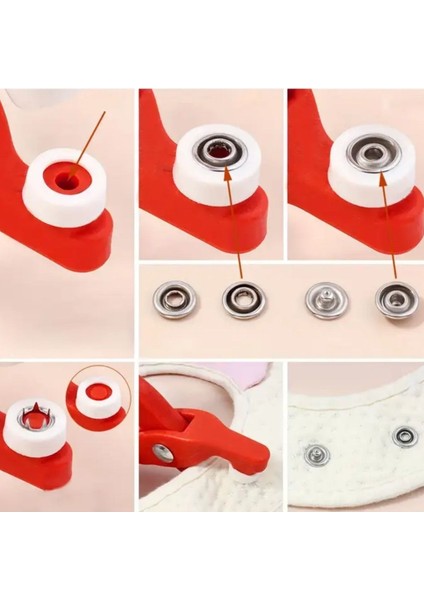 Plastik Çıt Çıt Pensi–kıyafet, Bebek Önlüğü, Gömlek ve Tekstil Ürünleri Için Çıtçıt Takma Aleti (5263) indirimleri