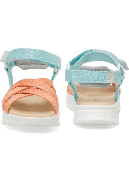 323603.Z 4fx Nar Çiçeği Kadın Kalın Taban Sandalet