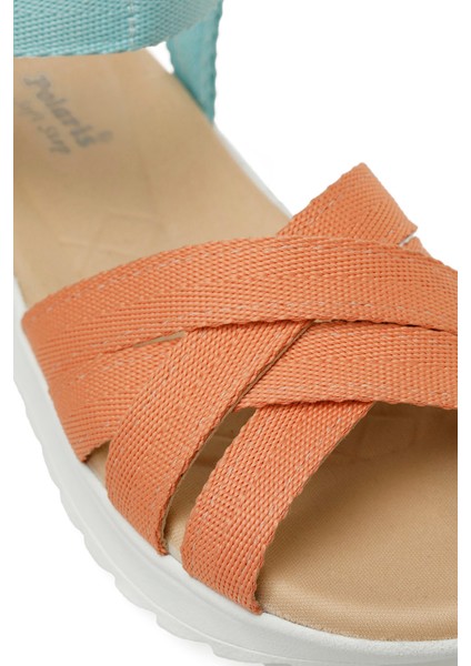 323603.Z 4fx Nar Çiçeği Kadın Kalın Taban Sandalet