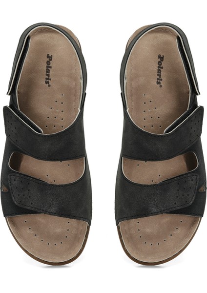 166359.BZ4FX Siyah Kadın Comfort Sandalet