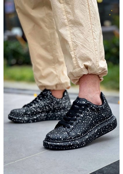 KB-X500 Kuback Siyah Silwer Bağcıklı Günlük Erkek Ayakkabı fiyatları