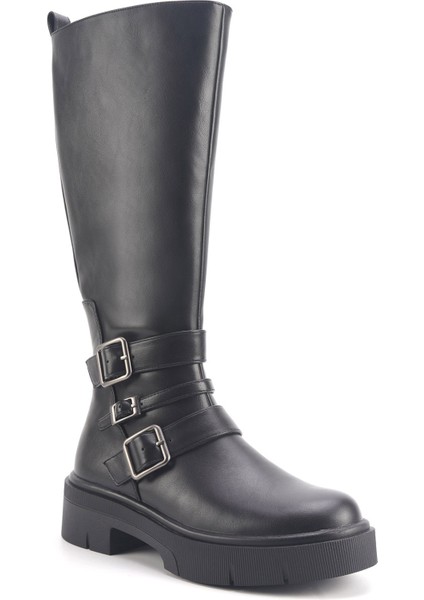 Fablon 4pr Siyah Kadın Çizme