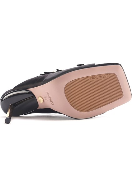 Lorenza2 4pr Siyah Kadın Topuklu Terlik