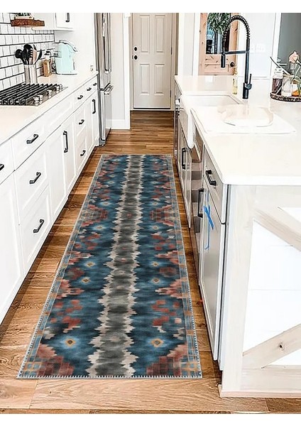 , Makinede Yıkanabilir, Kaymaz Taban, Dijital Baskı, Çok Renkli, Salon Halısı, Oturma Odası Halısı, Mutfak Halısı ve Yolluk