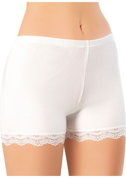 Incili Kadın Kaşkorse Paça Dantelli Şort