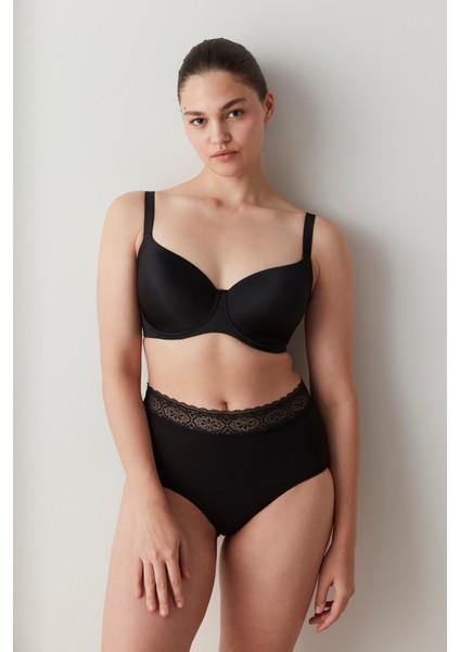 Siyah Beauty Toparlayıcı Balenli Form Sütyen