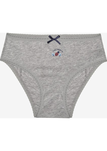 Karışık Renkli Kız Çocuk Uğur Böceği 3'lü Külot