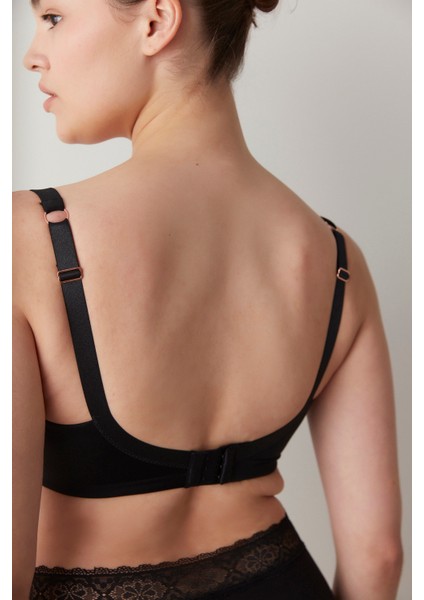 Siyah Beauty Toparlayıcı Balenli Form Sütyen