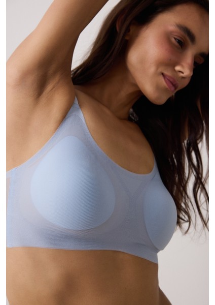 Açık Mavi Zero Gram Dikişsiz Balensiz Bralet