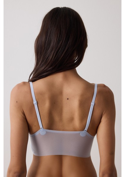 Açık Mavi Zero Gram Dikişsiz Balensiz Bralet