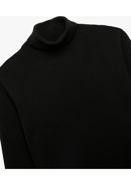 Uzun Kollu Basic Boğazlı Triko Kazak modelleri