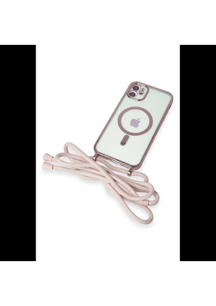 iPhone 11 Kılıf Divo Lazer Askılı Magsafe Kapak