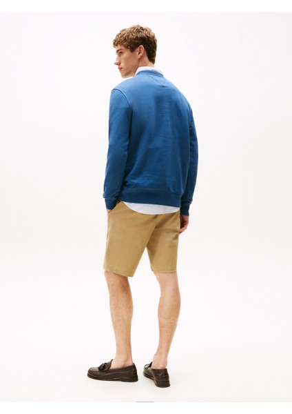 Essentıal Terry Crewneck Erkek Mavi Sweatshirt - MW0MW37237 fırsatları