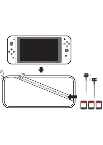 Nintendo Switch Soft Bag Taşıma ÇANTASI-TNS-859 modelleri