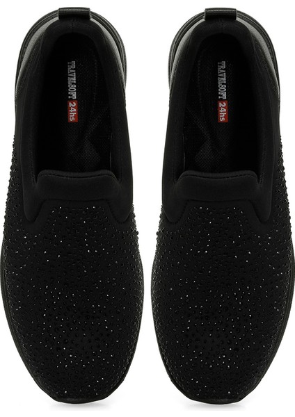 TRV2636.Z4PR Siyah Kadın Comfort Ayakkabı