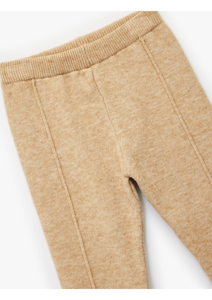 Beli Bağcıklı Basic Triko Pantolon modelleri