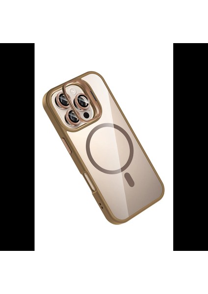 Apple iPhone 16 Pro Remim Lensli Magsafe Standlı Kapak fırsatları