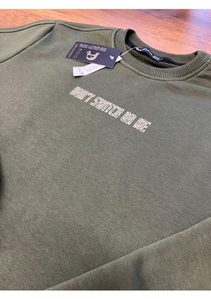 Haki Erkek Sweatshirt modelleri
