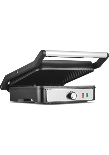 Paslanmaz Çelik Izgara ve Tost Makinesi 2000W, Gri fırsatları