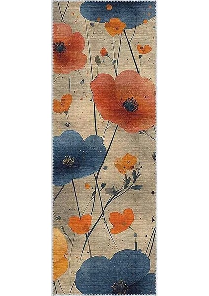 , Makinede Yıkanabilir, Kaymaz Taban, Dijital Baskı, Çok Renkli, Salon Halısı, Oturma Odası Halısı, Mutfak Halısı ve Yolluk fiyatları