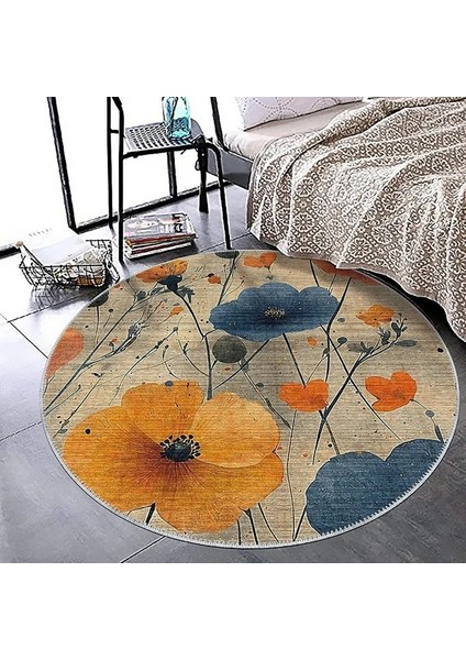 , Makinede Yıkanabilir, Kaymaz Taban, Dijital Baskı, Çok Renkli, Salon Halısı, Oturma Odası Halısı, Mutfak Halısı ve Yolluk