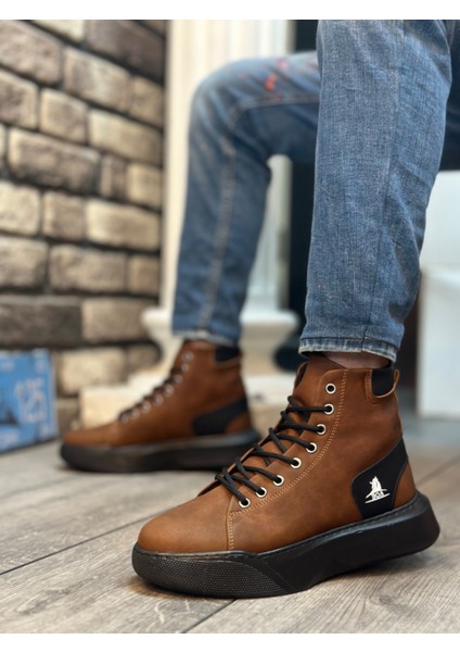 ET0155 Bağcıklı Erkek Yüksek Taban Taba Spor Bot fiyatları