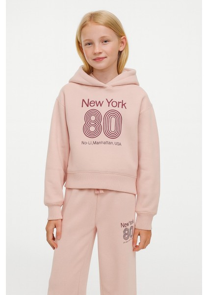 New York Kapüşonlu Kız Çocuk Eşofman Takım indirimleri