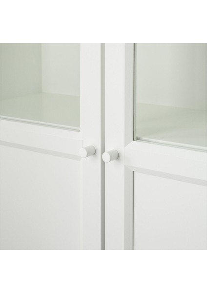 Cam/panel Kapaklı Kitaplık, Beyaz, 160X30X202 Cm, 4 Kapaklı modelleri