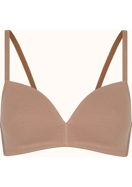 #Hiççamaşırı Bej Balensiz Cosy Pamuklu Sütyen