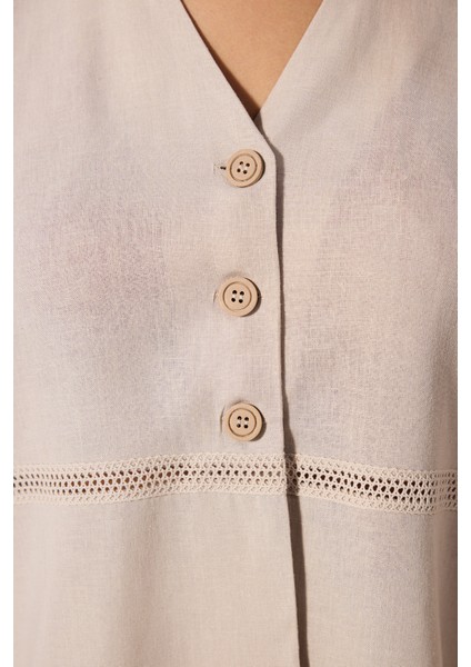 Marena Taş Rengi Gömlek