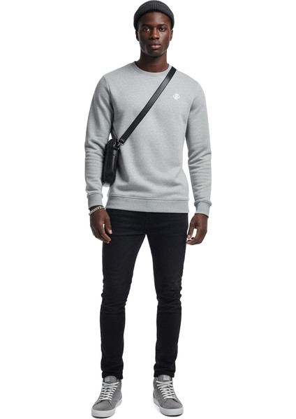 Erkek Basic Logo Sweatshirt Nova