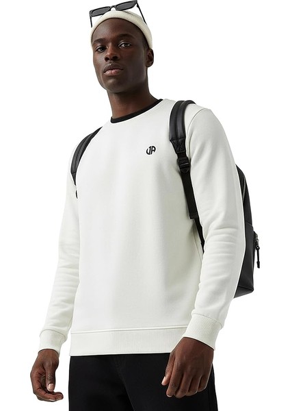 Erkek Basic Logo Sweatshirt Nova