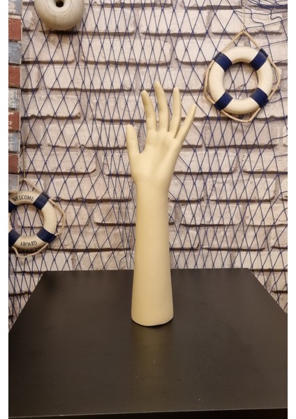 Yüksek Kalite Ten Rengi Polyester (Fiber) El Mankeni Eldiven Mankeni