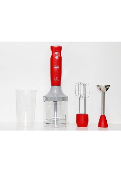 Kırmızı Ultramix Full Blender Set Dn 1264, Şık ve Kullanışlı Mutfak Gereci