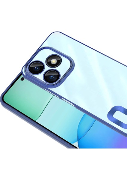 Xiaomi Redmi 13 4g Uyumlu Kılıf Logo Gösteren Kamera Korumalı Silikon Mavi fiyatları