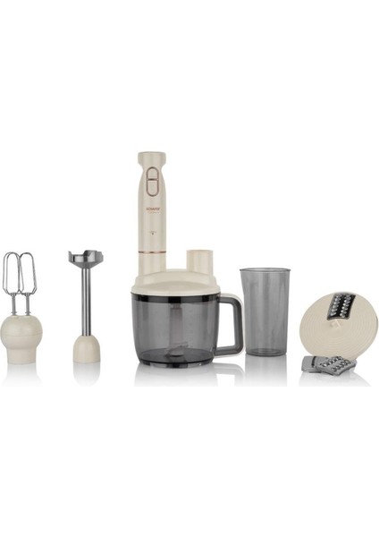 Chef Blend Mega Blender Seti, Şık ve Kullanışlı Mutfak Gereci, Bej Renk Seçeneğiyle. fiyatları