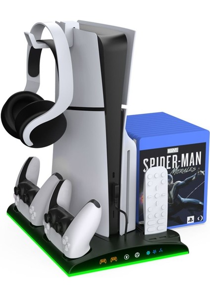 TP5-3557 Ps5 Slim ve Tüm Modeller Için Multi Fonksiyon Soğutma ve Şarj Ünitesi Uyumlu fırsatları