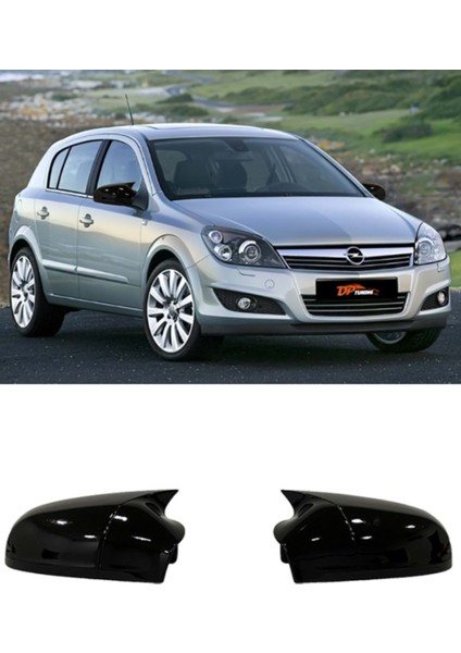 Opel Astra H 2004-2009 Batman Yarasa Ayna Kapağı Takım Piano Black