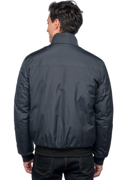 Erkek Lacivert M Vincit Fermuarlı Mont M4620JT3163F0388