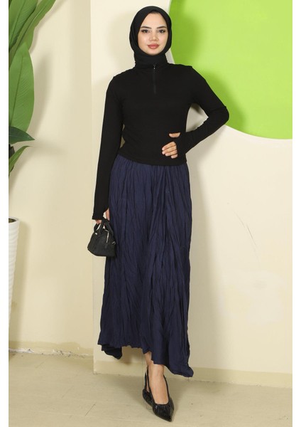 Yarım Fermuarlı Body Siyah HM2830 fırsatları