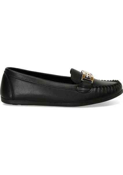 24K-512 4PR Siyah Kadın Loafer