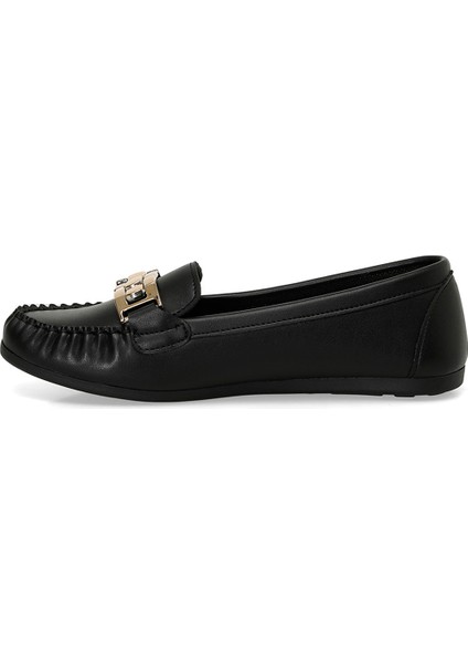 24K-512 4PR Siyah Kadın Loafer