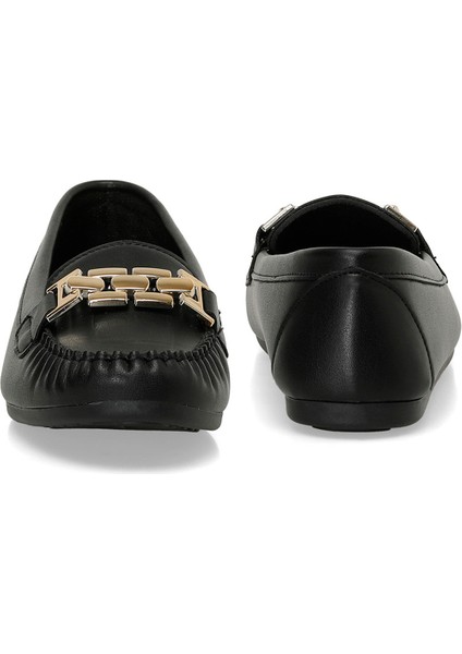 24K-512 4PR Siyah Kadın Loafer