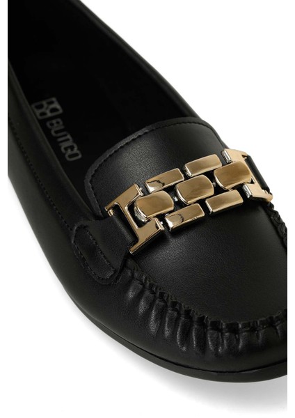 24K-512 4PR Siyah Kadın Loafer