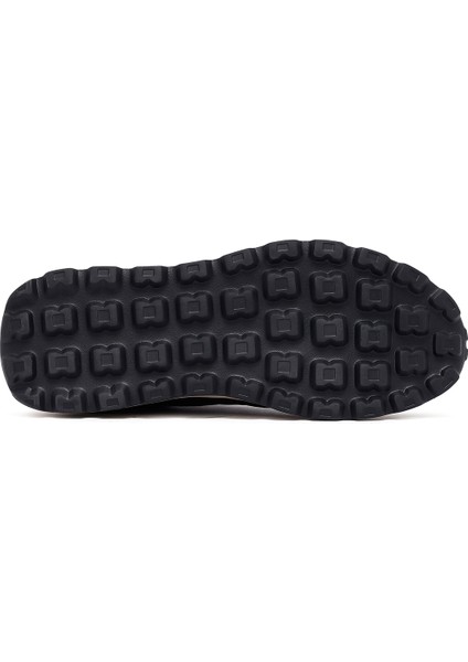 Erkek Siyah Bağcıklı Kalın Tabanlı Deri Sneaker 25WFD660414 fırsatları