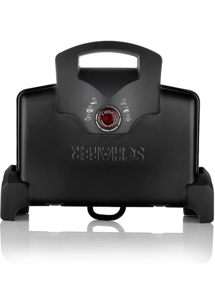 Siyah ve Beyaz Renkli Pratik ve Şık Tost Makinesi Seti