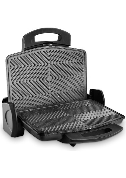 Siyah ve Beyaz Renkli Pratik ve Şık Tost Makinesi Seti indirimleri