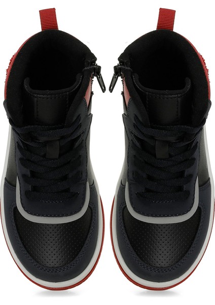 PATCH.P4PR Lacivert Erkek Çocuk High Sneaker