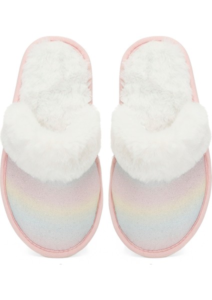 BENDU.F4PR Çok Renkli Kız Çocuk Ev Terliği