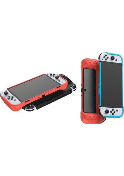 Nintendo Switch OLED El Destekli Grip Tasarımlı Koruyucu Silikon Kılıf